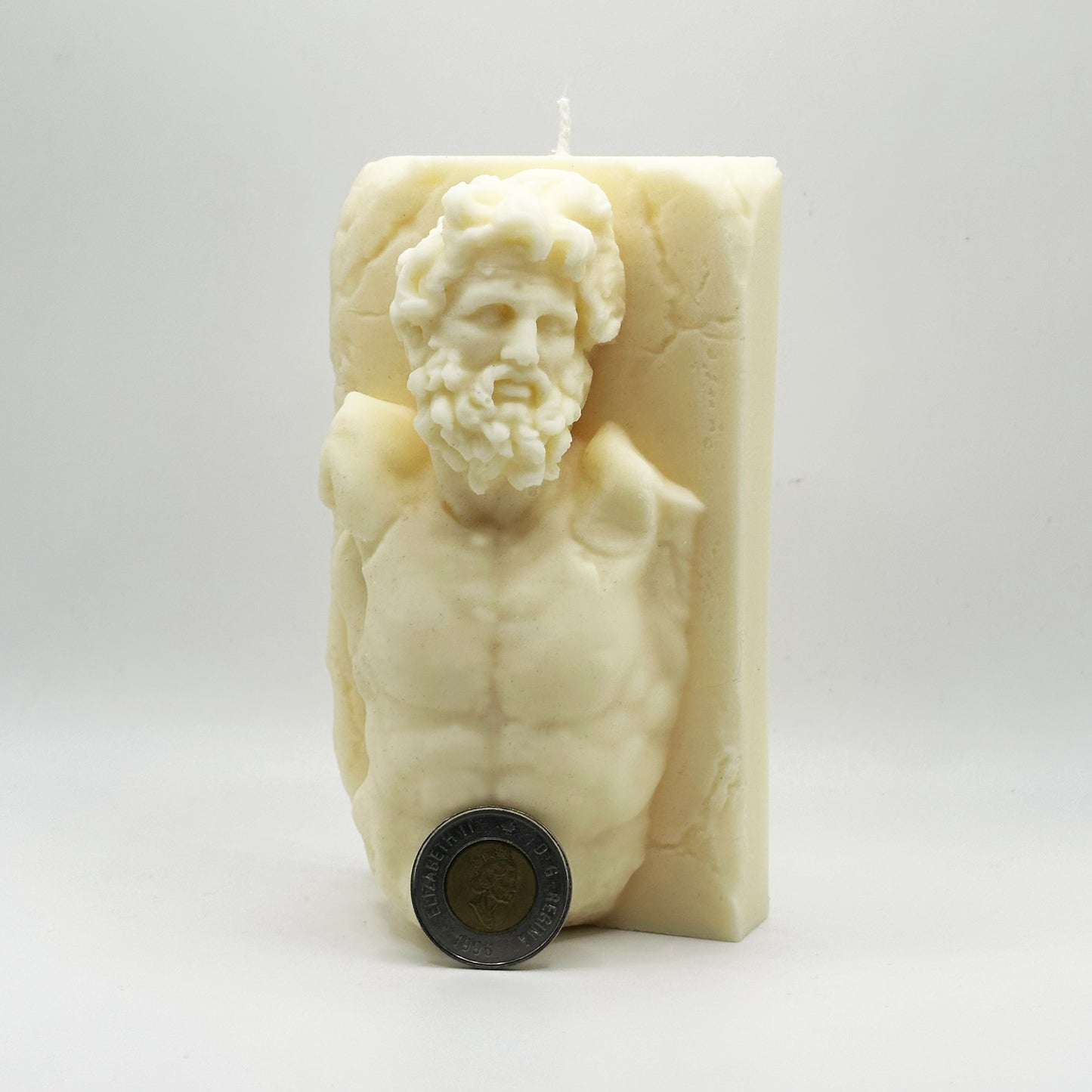 Greek Laocoön Candle – Klytios Sculpture Candle – Handmade Soy Wax Classical Statue – Decorative Art Candle – 300g