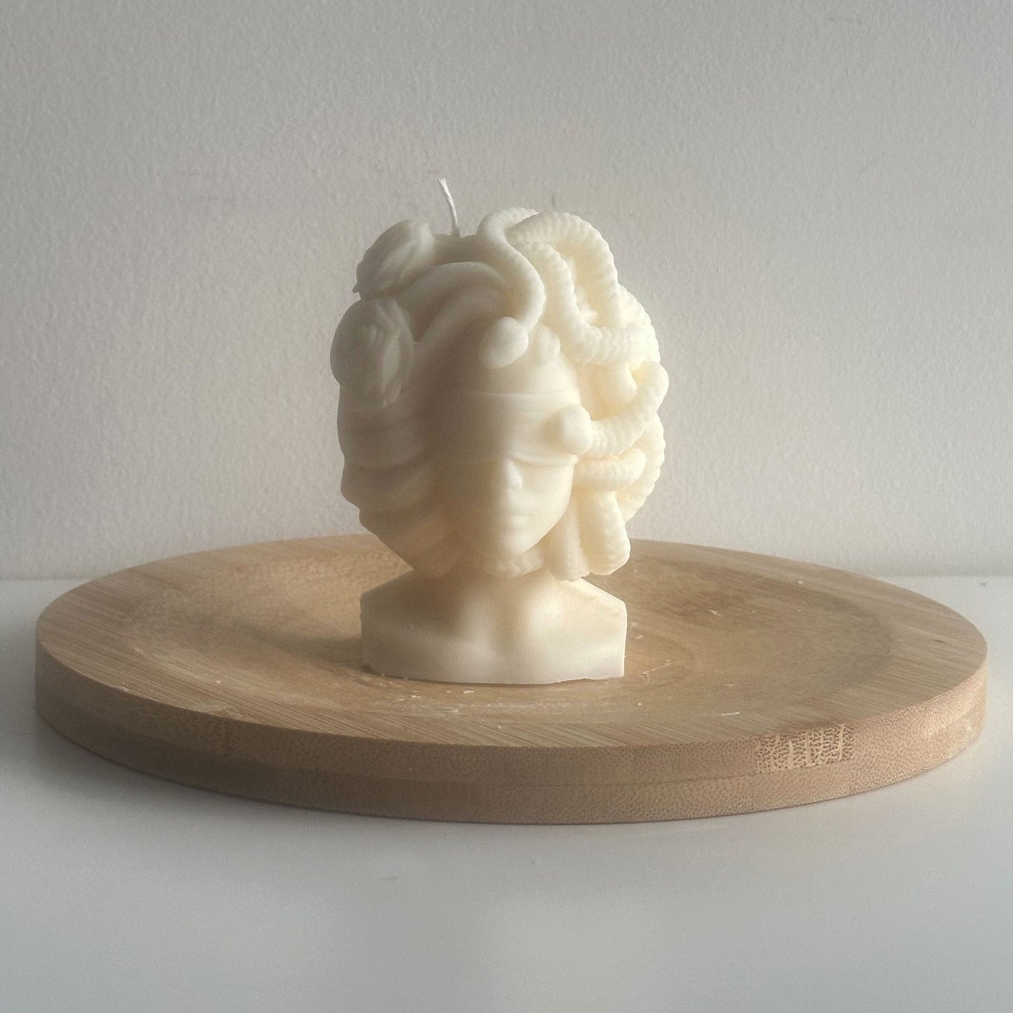 Medusa Sculptural Candles | Decorative Soy Wax | Greek Mythology Decor | Handmade Gift | Medusa Statue Art
