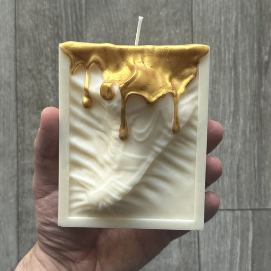 making custom candle of Air Jordan