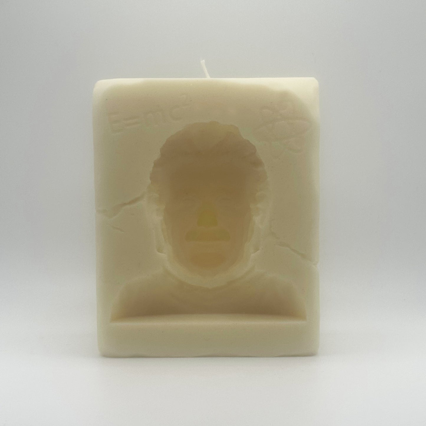 Albert Einstein Candle - E=MC2 3D Optical Illusion Candle - Physics Gift For Science Lovers